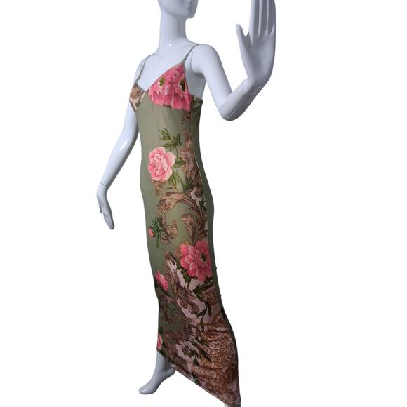 Whimsical Fairycore Women's Small Babydoll Romantic Delicate Floral Maxi Dress - Picture 5 of 11